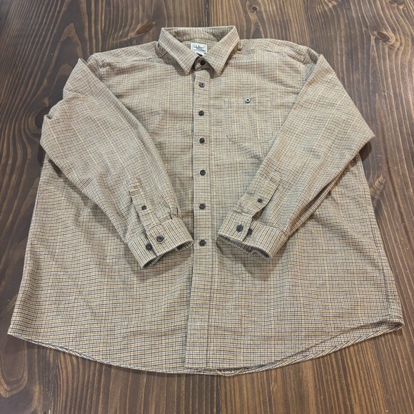 L.L. Bean Other - 🧥 L.L.‎ Bean Wicked Good Flannel Shirt Men's XXL 🐻 Houndstooth Traditional Fit